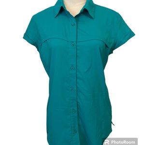Magellan Outdoors Fish Gear Semi Fitted Shirt Women’s Size Medium